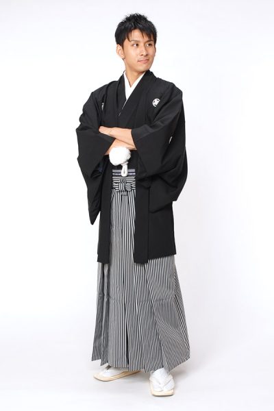 紋付袴 黒羽二重 | 感動的な着物姿を創造するひろ着物スタイル